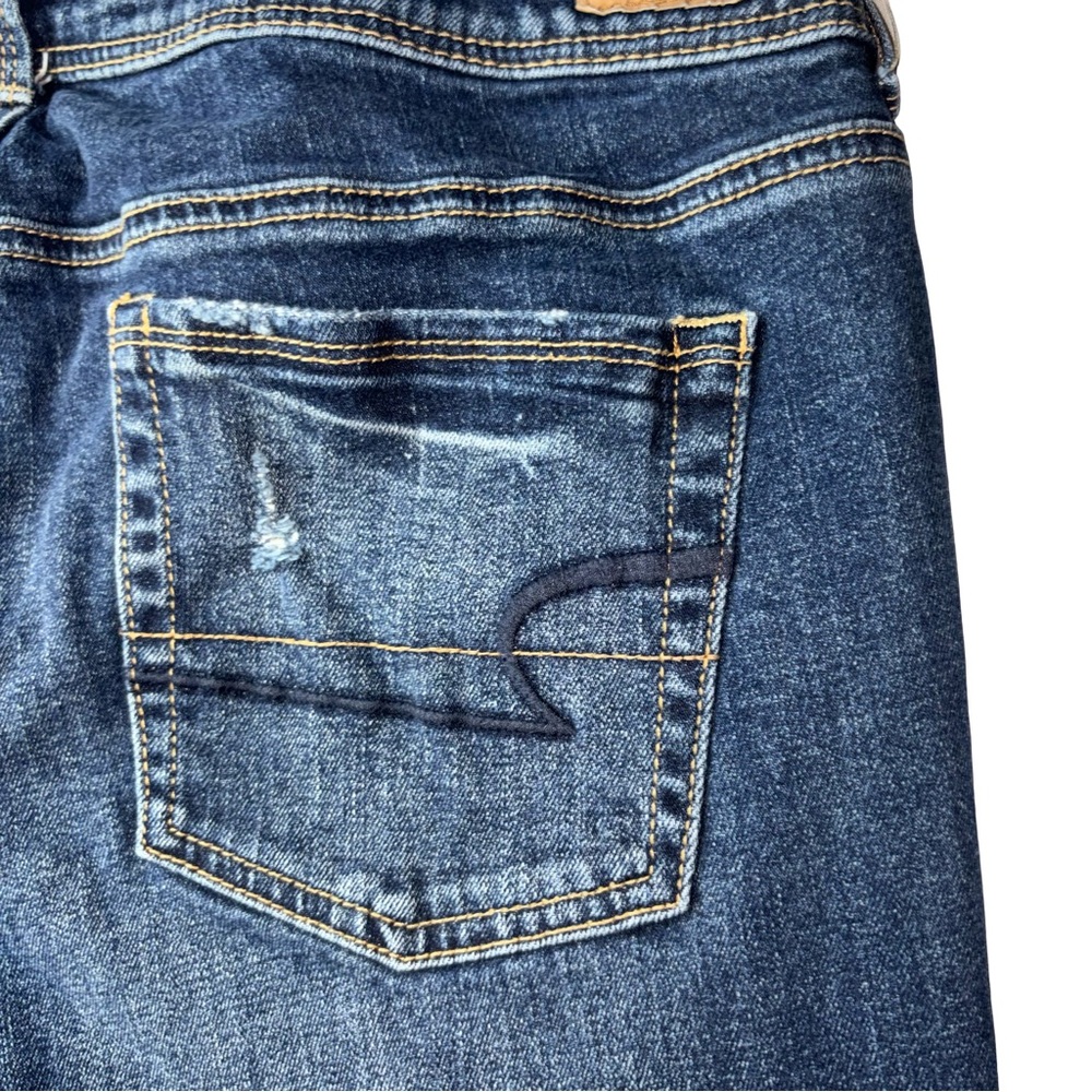 American Eagle Bootcut Jeans Women’s Distressed Medium Wash Denim - Picture 11 of 15